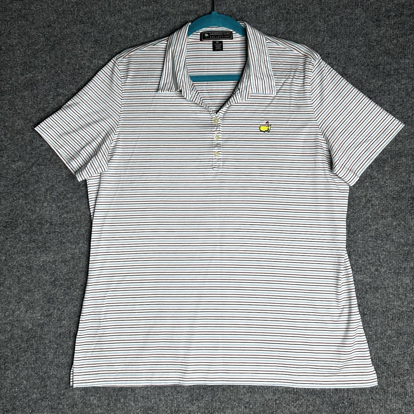 Magnolia Lane Collection Masters Tournament Womens Golf Polo Shirt Size Xl